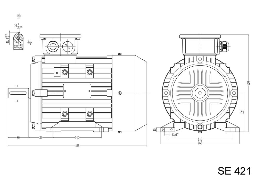 Silnik elektryczny Kupczyk 7,5 KW 10 KM 3-fazy 400V 2850RPM Kupczyk
