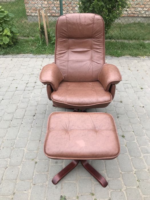 Крісло розкладне з пуфом (0060)