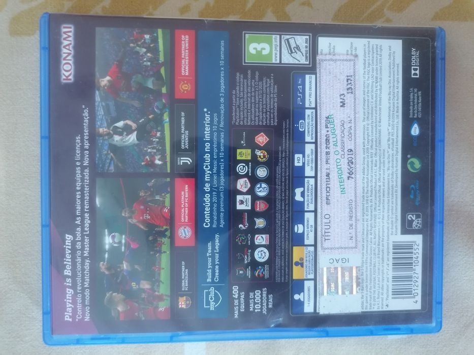 PES - 2020 - ps4