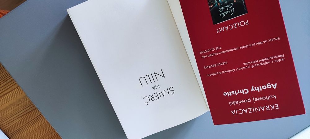 Książka Agatha Christie Śmierć na Nilu kryminał