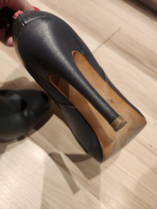 Botki skóra naturalna Stradivarius 37