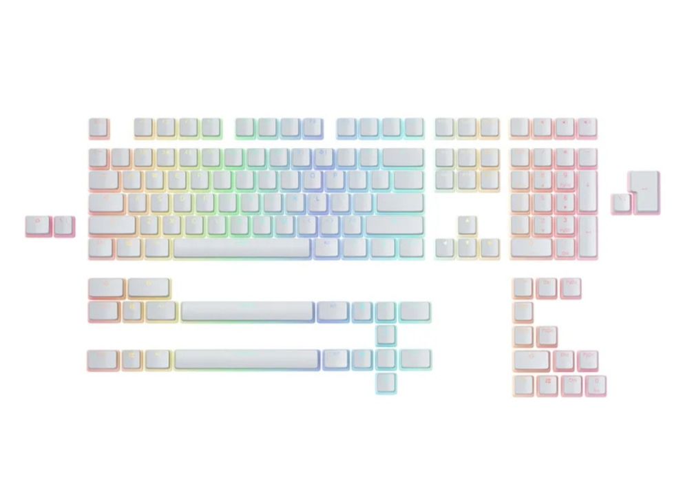 Keycaps Aura White Glorious