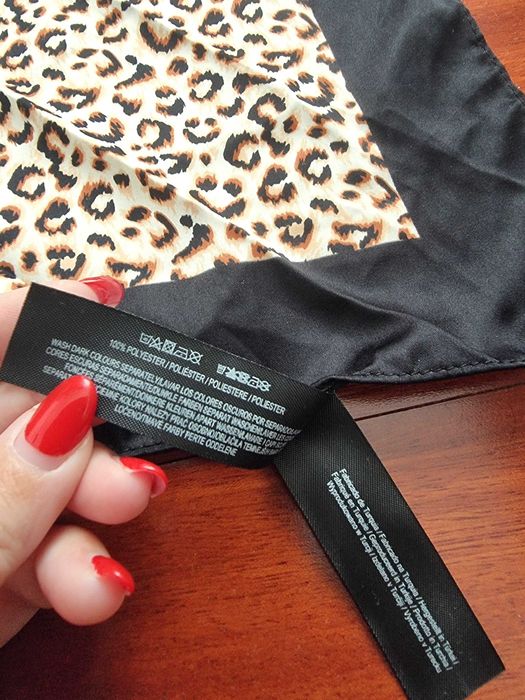 Lenço com padrão animal/ animal print Primark - nunca usado