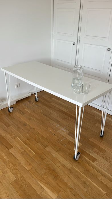 Secretaria IKEA pernas c/ rodinhas