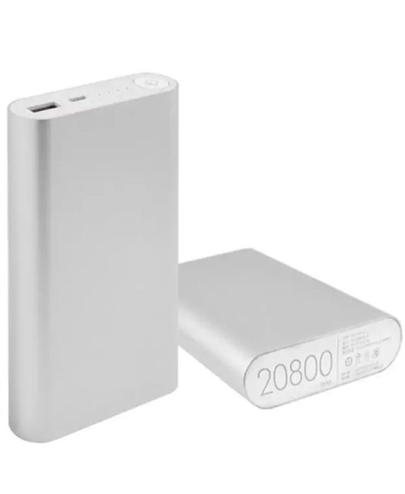 Повербанк Xiaomi Mi 20800 mAh ML Pro, портативна зарядка, зарядний пристрій Сріблястий 2642