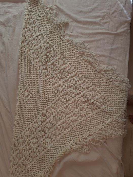 Шаль  бактус Хустка вовняна Шерстяной ажурный платок