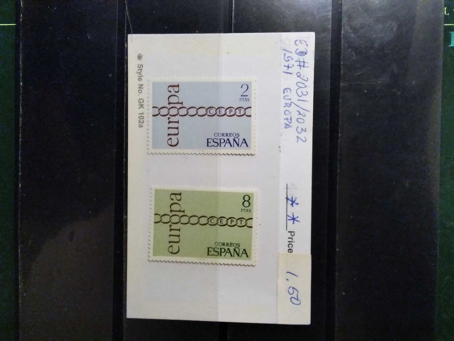1971 Série Completa Europa CEPT Espanha MNH **
