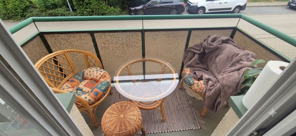 Meble na balkon,drewniane