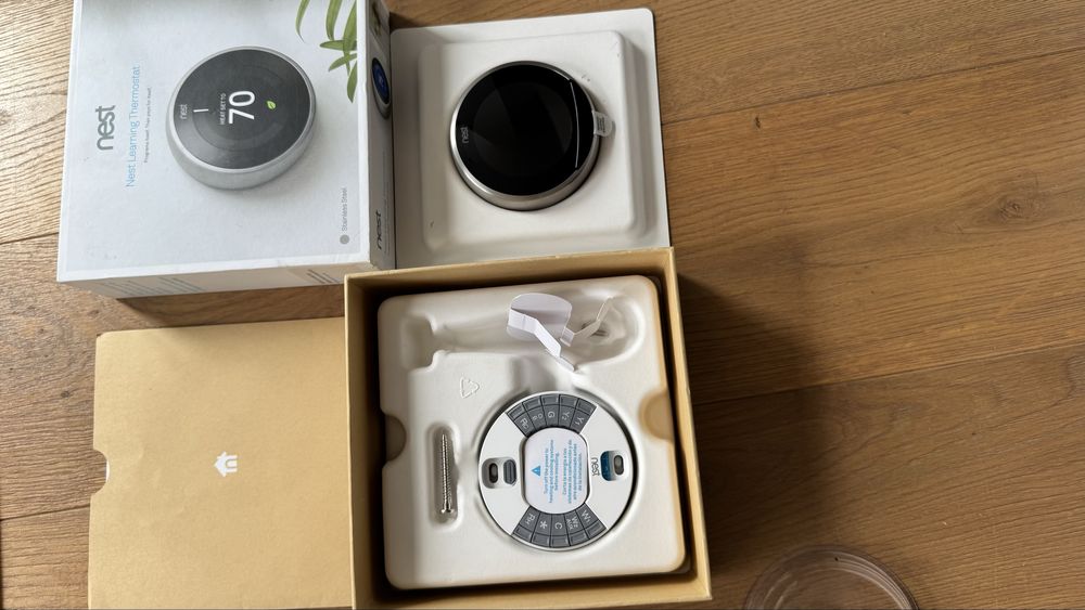 Nest Smart Thermostat 3 Google Stainless Steel розумний Термостат Стал