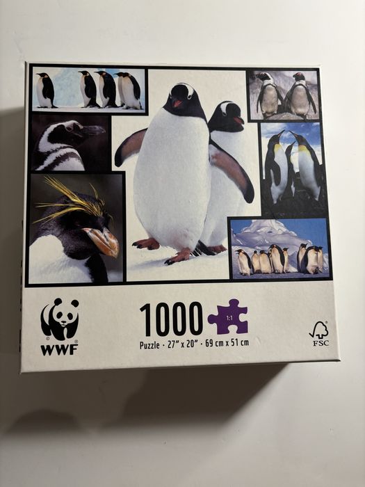 1000 puzzli wwf pingiwny