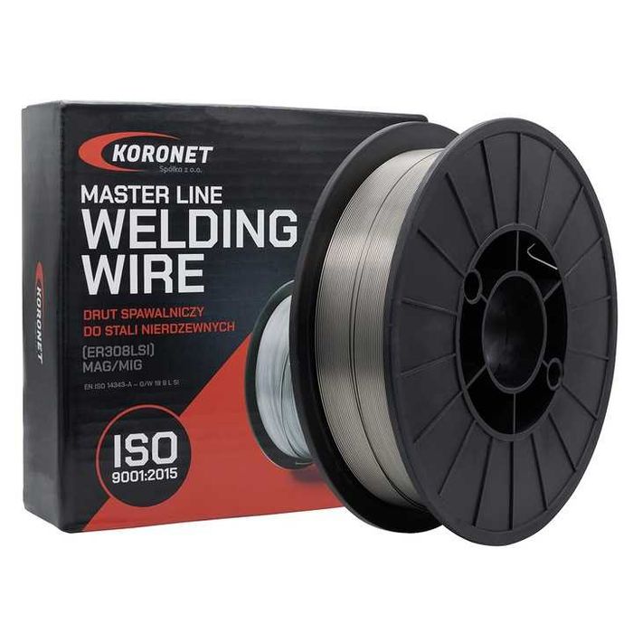 Drut Spawalniczy KORONET MASTER LINE nierdzewny 308LSi 0,8mm 5kg INOX