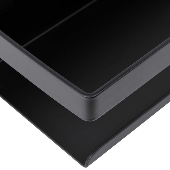 Półka loft MEGARA 50 cm czarna