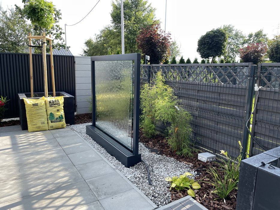 Kaskada wodna aranżacja