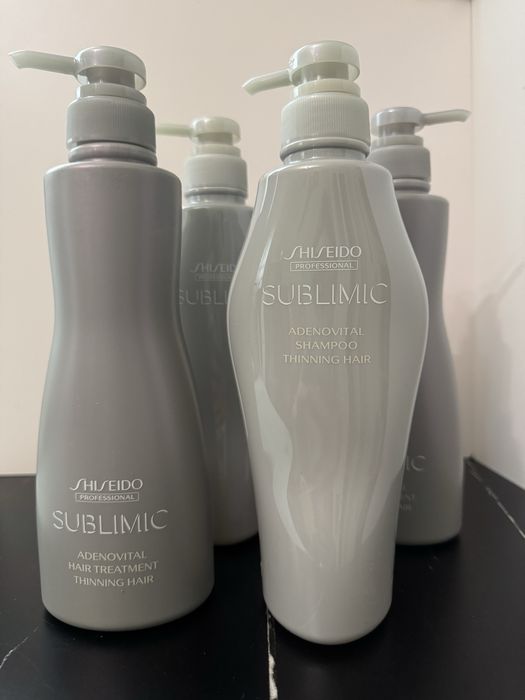 Шампунь та бальзам проти випадіння волосся SHISEIDO  Sublimic Adenovital 500 мл