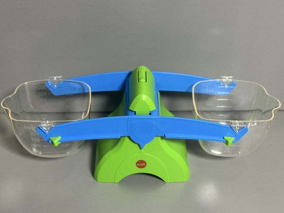 Дитячі навчальні ваги EDX з чашами 500 мл для вивчення маси, рідини…