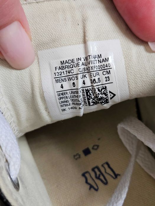 Converse All star шкіряні чорні оригінал 36.5 23см