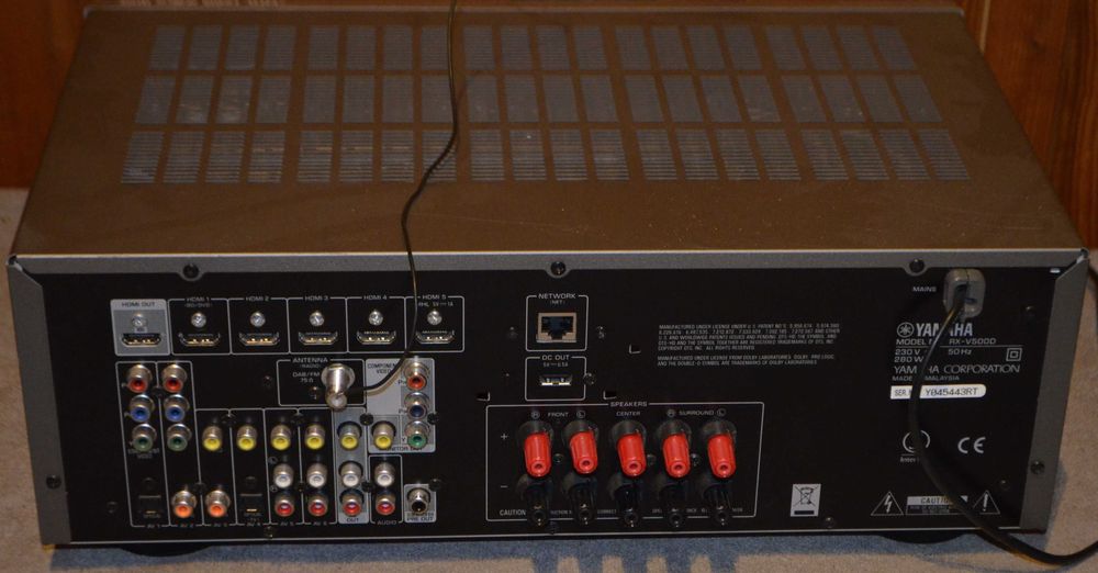 Yamaha RX-V 500 D Amplituner A/V 5.1  HDMI Kino domowe DAB-Radio
