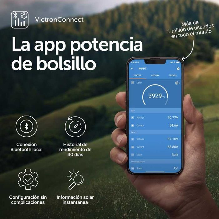 Regulador solar Victron SmartSolar 100|20 (Autocaravana / Campervan)