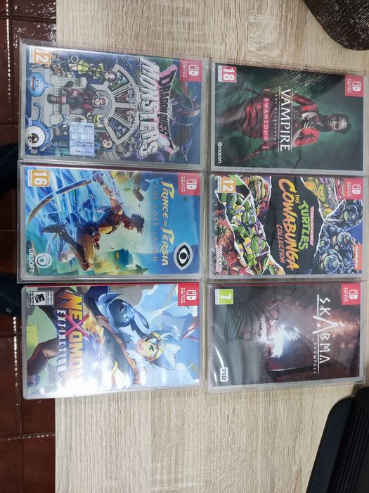 Jogos nintendo switch, dragon Quest, skabma,vampire,Alex kid, tmnt