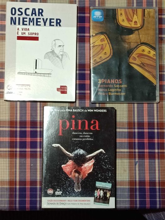 DVDs raros coleccao - 3 Pianos, Oscar Niemeyer, Pina Bausch de Wim Wenders