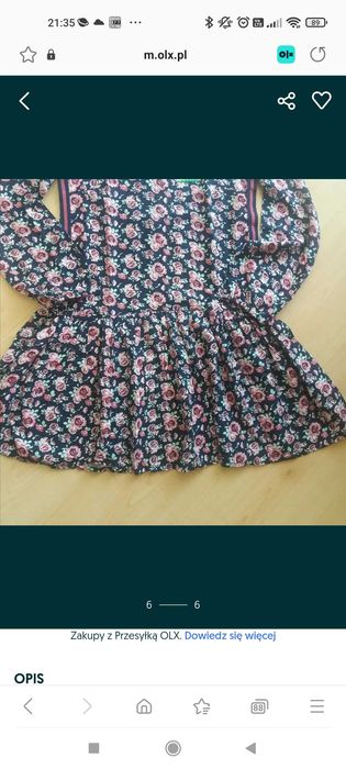 Nowa sukienka Coccodrillo 2 rozm. 152