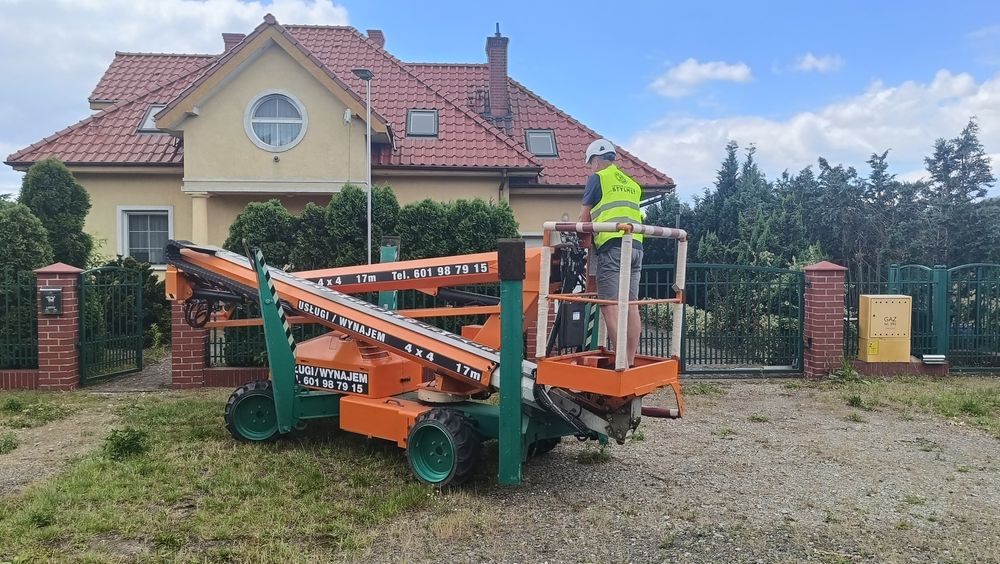 Podnośnik koszowy usługi / wynajem CENTRUM BALUSTRAD STYLMET