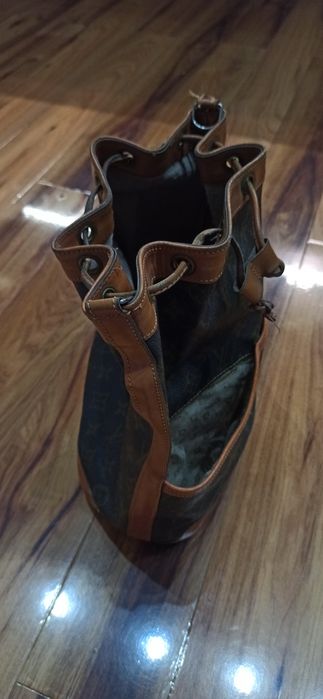 Worek w kolorze czarno-brazowym