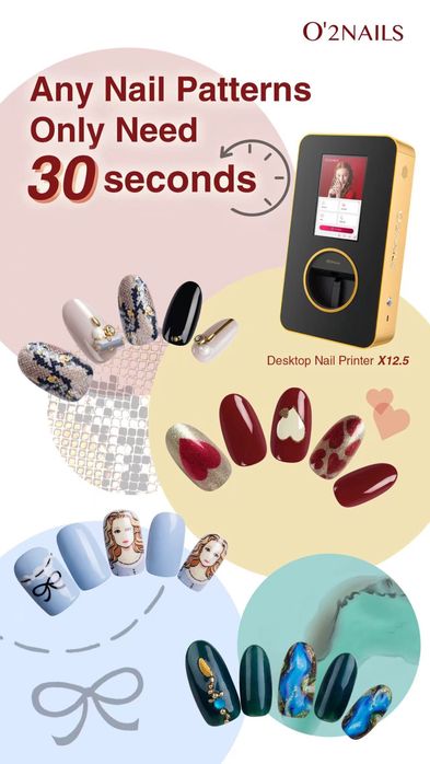 Impressora de unhas O'2NAILS NOVA - Equipamento profissional nail art 928477260