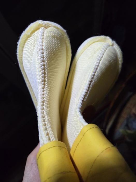 Гумові черевики 15 см босоноге анатомічні