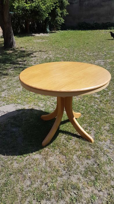 stół okrągły Fi 95cm rozkładany do 125 cm