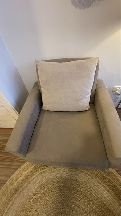 Poltrona individual bege