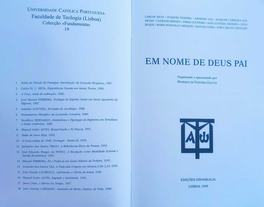 Em nome de Deus Pai- Da Contemplação Gnóstica à Prática do Mistério