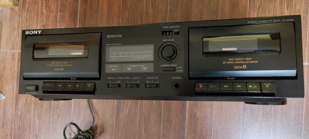 SONY model TC-W365 deck po servisie warto!