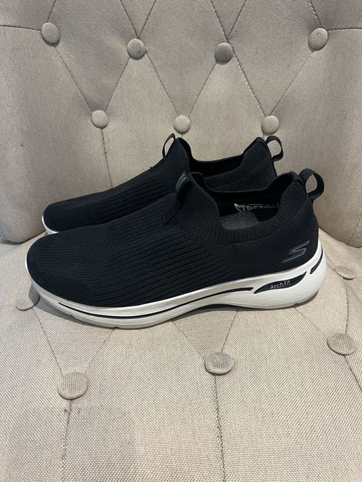 Skechers meskie buty czaene z pianki letnie adidasy wsuwane 42