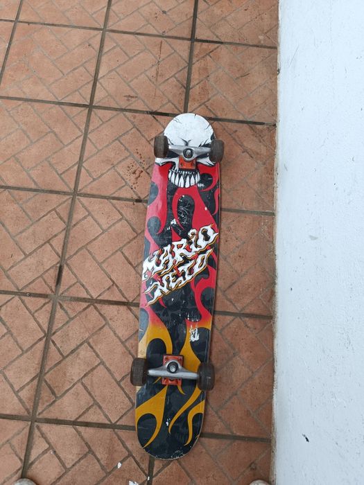 Skate usado como se vê nas fotos