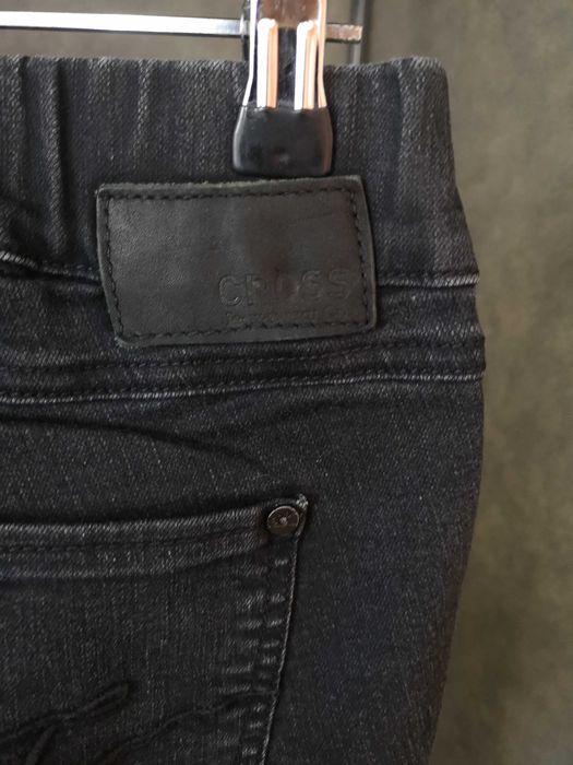 CROSS Jeans czarne jeansy joggery W27 L32 XS/S