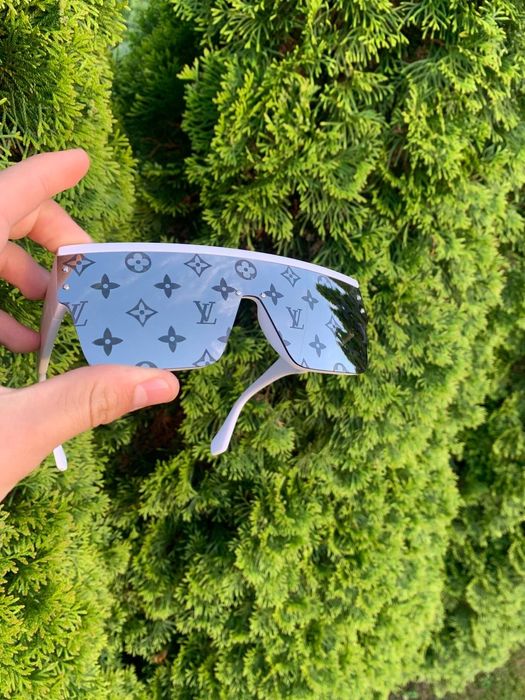 Сонцезахисні Окуляри Louis Vuitton monogram Солнцезащитные очки Луи Витон  Луї Вітон монограм Білі