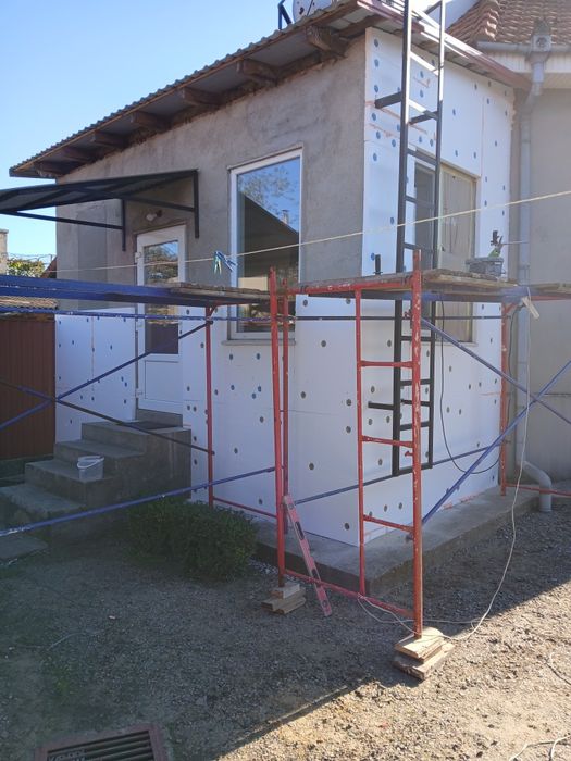 Утепление стен,фасадные работы,караед,структура,строительные работы