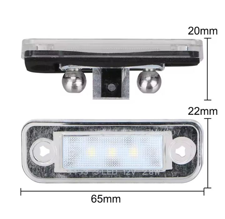 Led Підсвітка подсветка номера Mercedes w203 w211 w204 w210 w124 w639