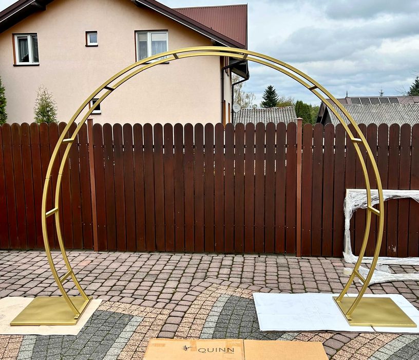 Rama dekoracyjna półkole podwójne