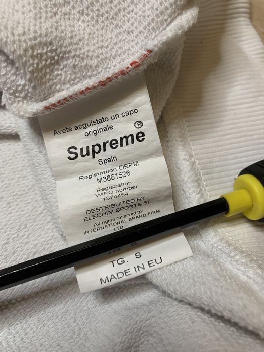 Supreme Spain Sweatshirt Print Logo