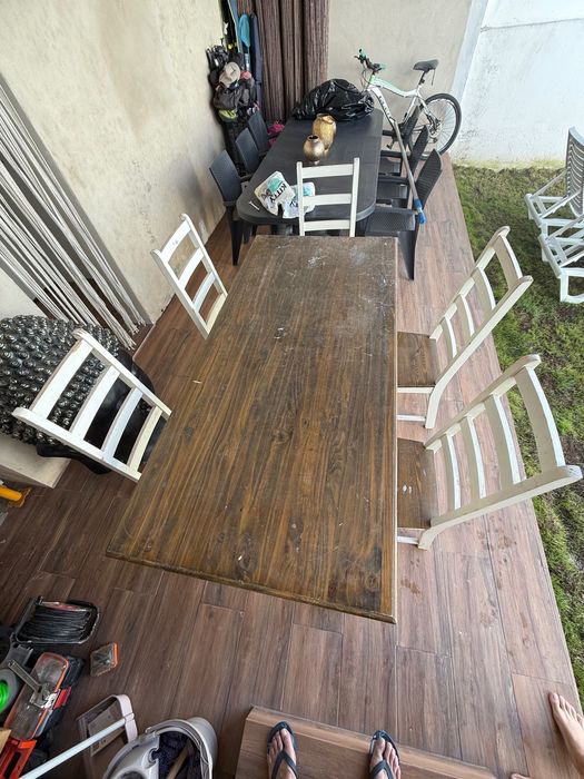 Mesa de refeição com 4 cadeiras