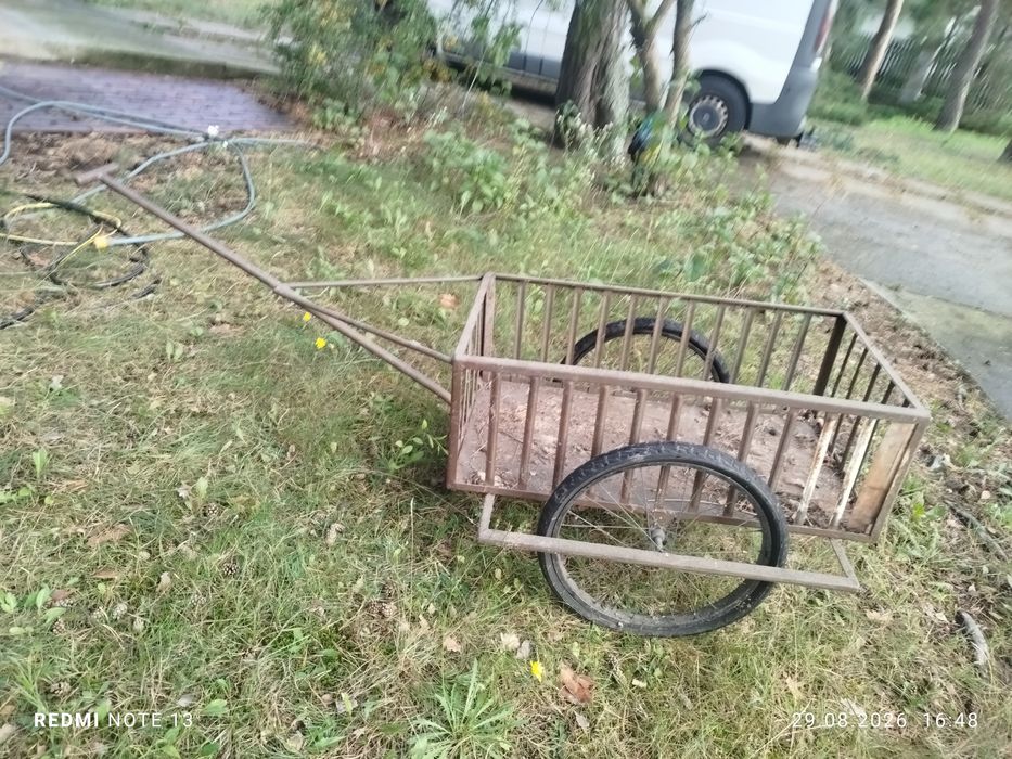 Wózek drabiniasty metalowy