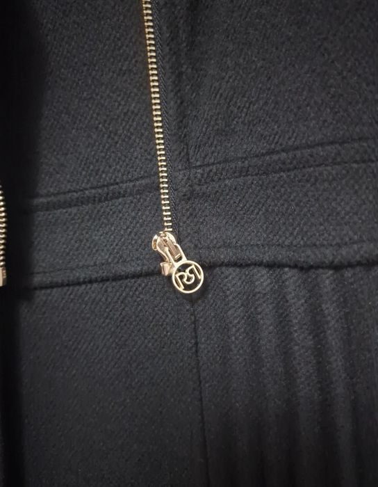 Casaco comprido plissado Rinascimento