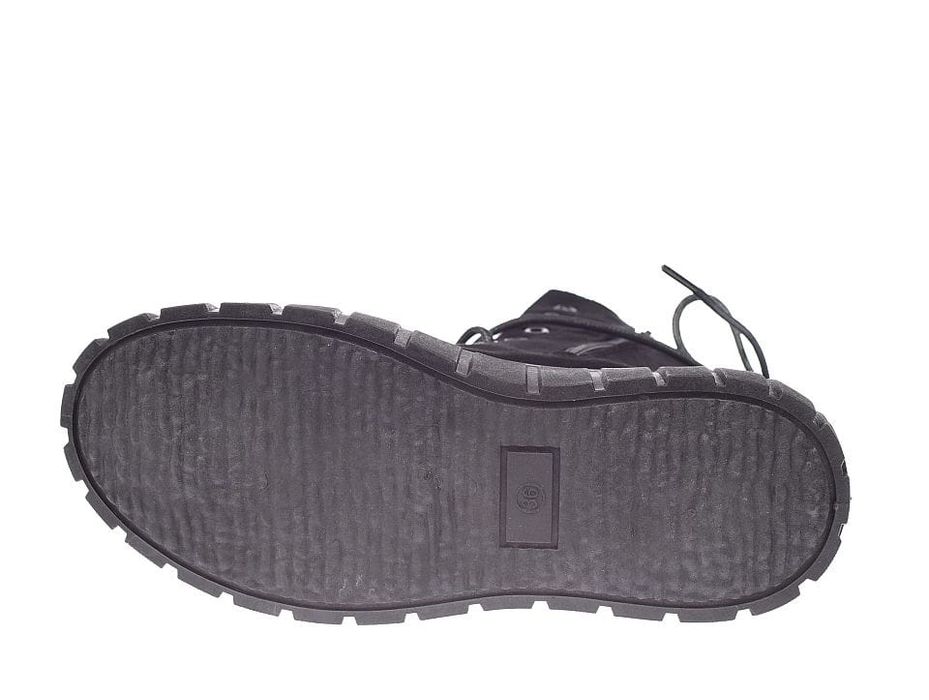 Trzewiki workery gruba podeszwa suwak trapery RM101-4 rozm. 37