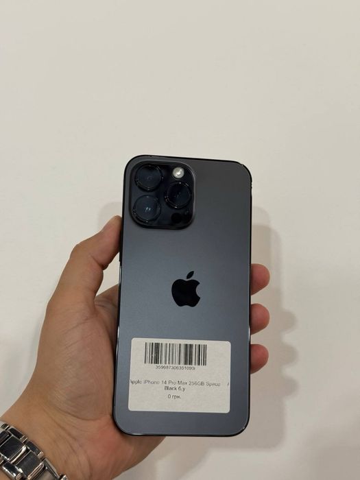 РАБОТАЕТ КАК НОВЫЙ‼️iPhone 14 Pro Max • 256GB • Space Black • б.у • Айфон 14 Про Макс • Черный • Акб 100%