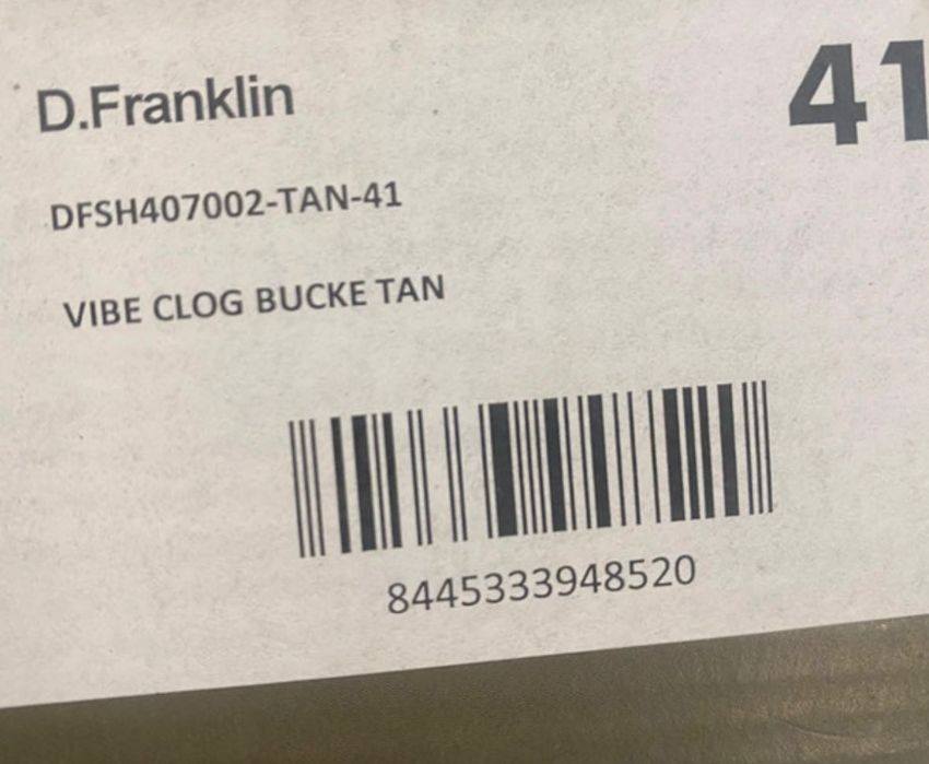 Klapki damskie D.Franklin 41