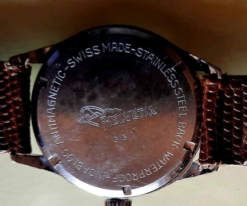 Relógio de pulso "Helvetia" (swiss made]