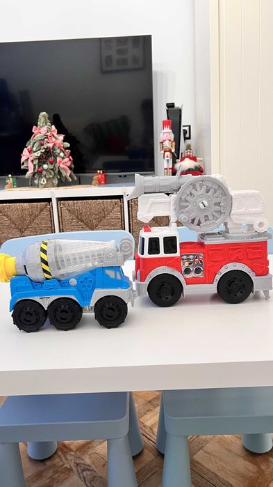 Play-Doh Wheels betoniarka i wóz strażacki