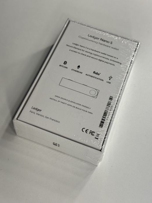 Ledger Nano S NOWY oryginalny fabrycznie zapakowany